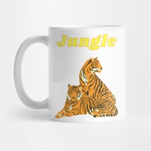 King of the Jungle Design, Tiger Shirt, Tiger Gifts Mug